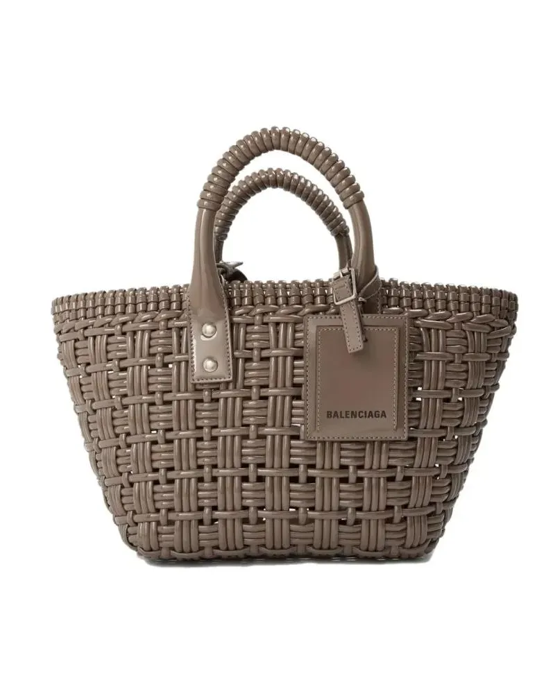 Balenciaga Shopper & Totes Bistro Basket Tote Bag grau Grau