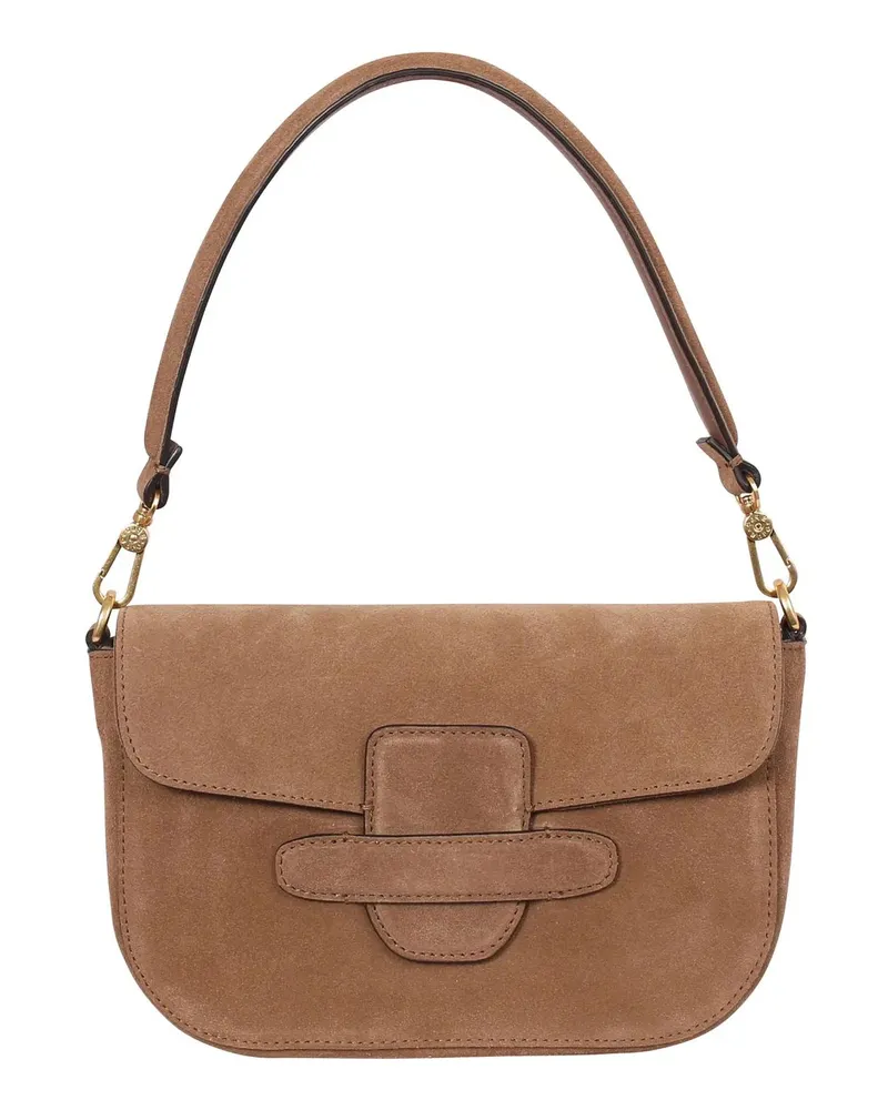 Abro Hobo Bags Schultertasche CAMILLA cognacbraun Cognacbraun