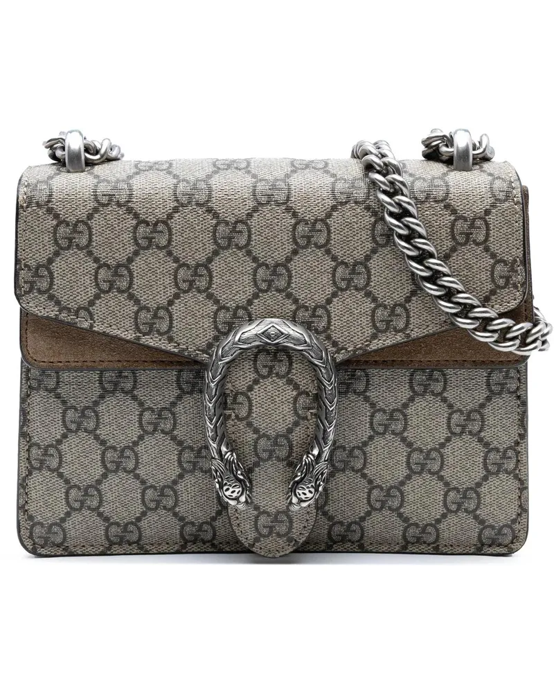 Gucci Hobo Bags Small GG Supreme Dionysus Crossbody braun Braun