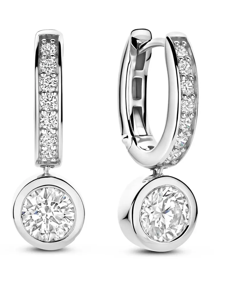 ti sento milano Ohrringe 925er Sterlingsilber Ohrringe silver Silber