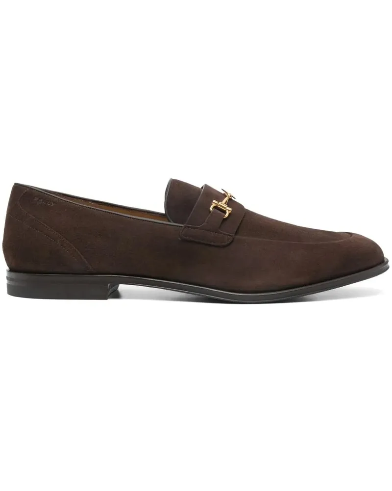 Bally Loafer Flat Shoes Ebony schwarz Schwarz