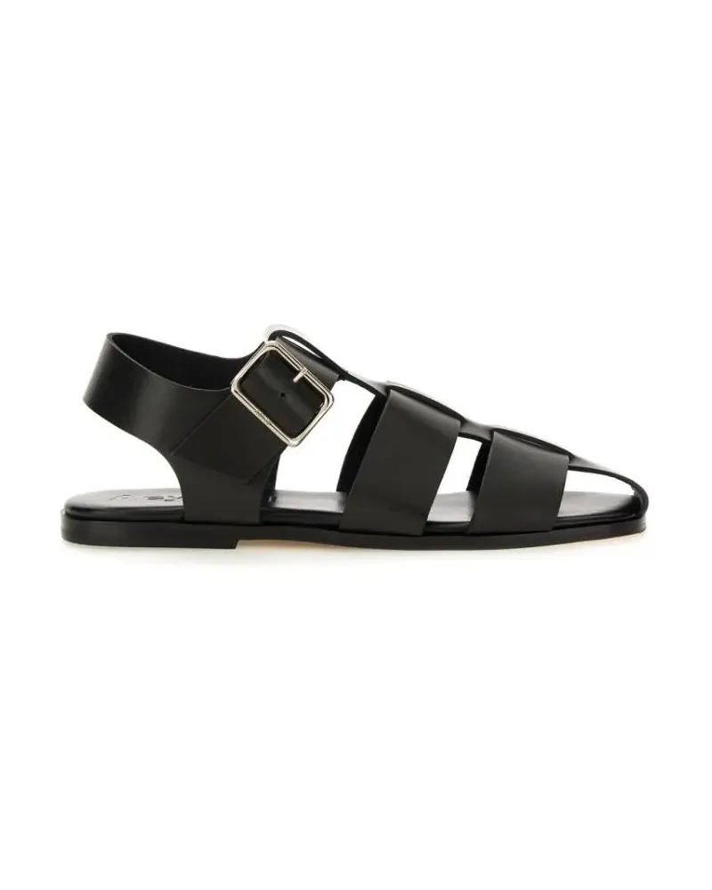 aeyde Sandalen "Whit" Sandal schwarz Schwarz