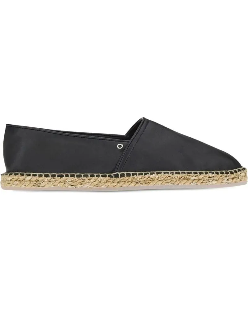 Ferragamo Loafer Lamar Gancini Logo Espadrilles schwarz Schwarz