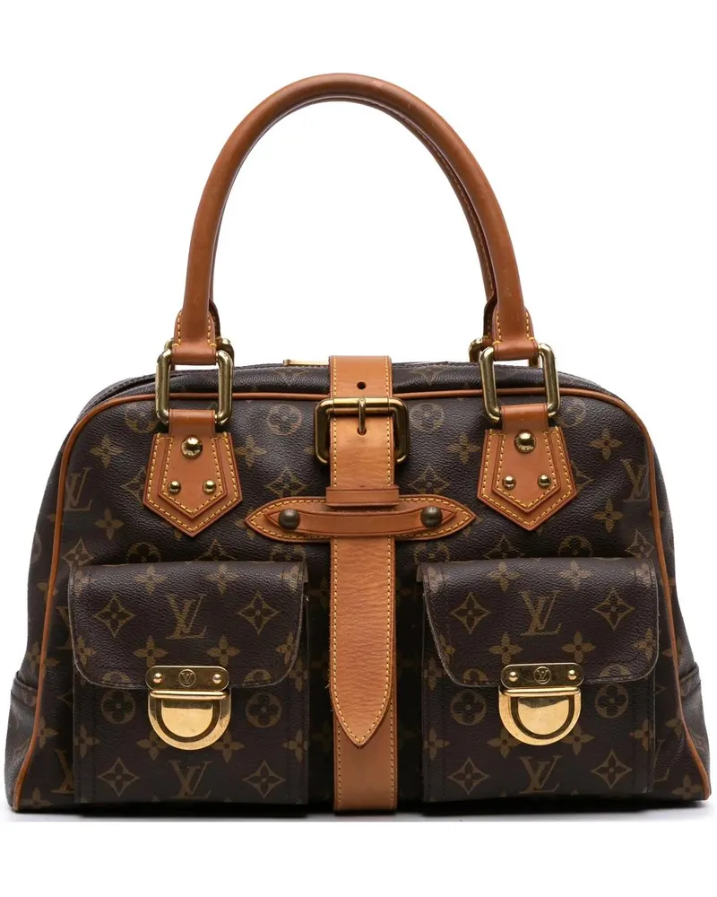 Louis Vuitton Crossbody Bags Monogram Manhattan GM braun Braun