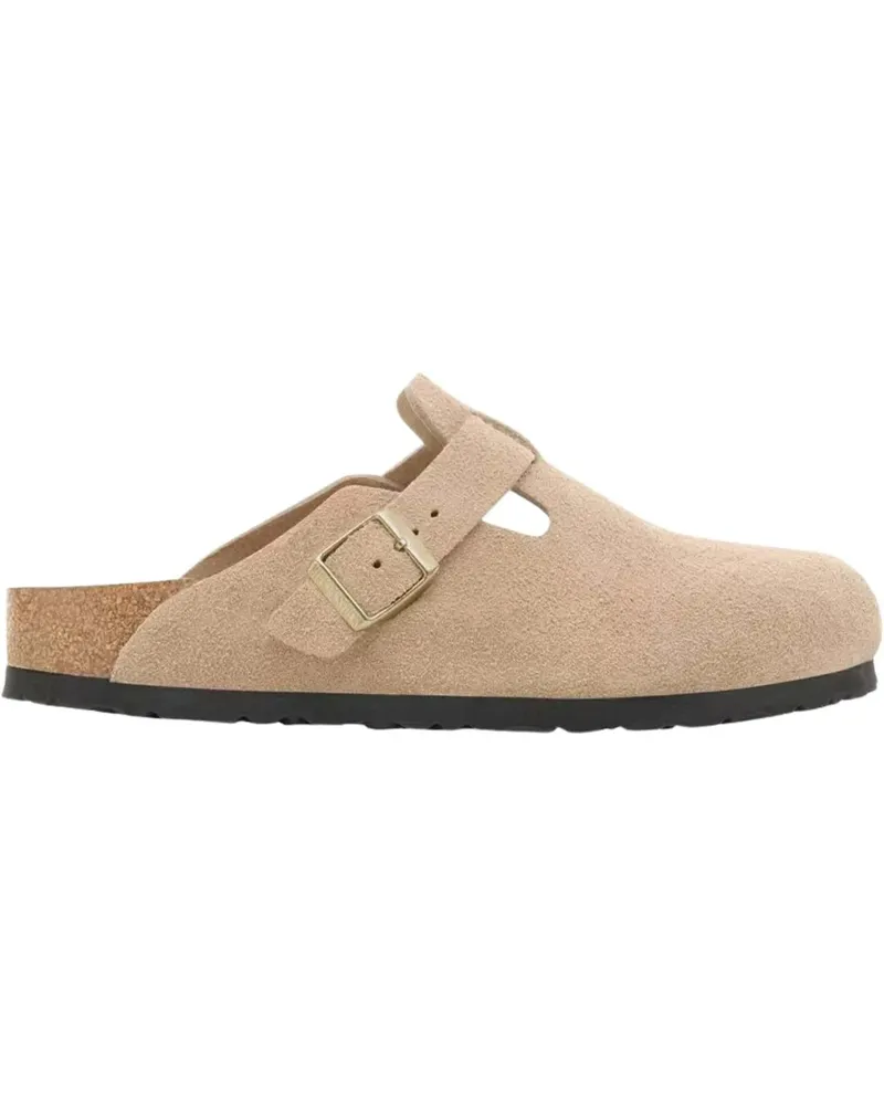 Birkenstock Sandalen Suede Slip-On Clog beige Beige