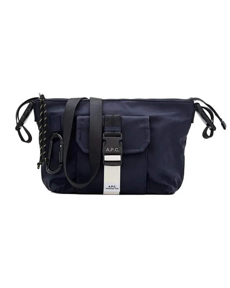 A.P.C. Hobo Bags Besace Trek Shoulder Bag With Versatile Design blau Blau