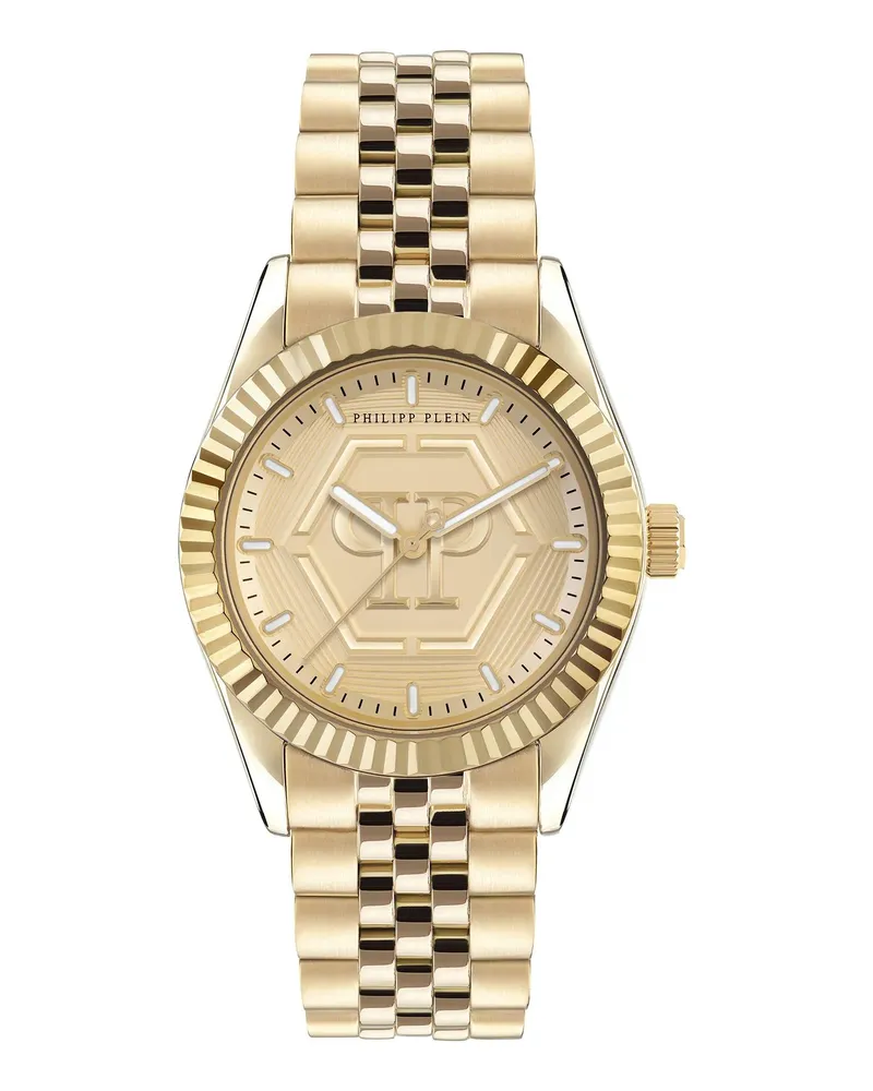 Philipp Plein Uhr Quarz-Analoguhr Date Superlative gold Gold