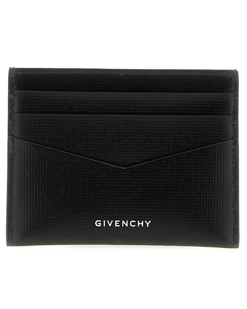 Givenchy Portemonnaies Logo Card Holder schwarz Schwarz
