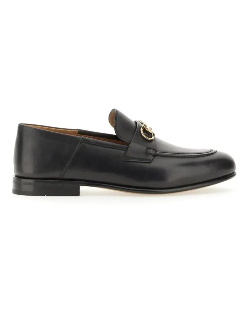 Ferragamo Slipper & Pantoletten Gancini Moccasin Mule schwarz Schwarz