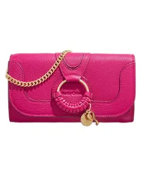 See by Chloé Portemonnaie Hana Wallet On Chain Rosa