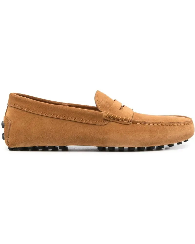 TOD'S Loafer Flat Shoes Monks Robe braun Braun