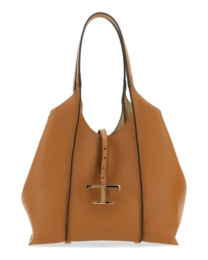 TOD'S Shopper & Totes "T Timeless" Tote Bag braun Braun
