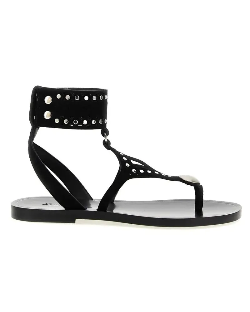 Isabel Marant Sandalen 'Edil' Sandals schwarz Schwarz