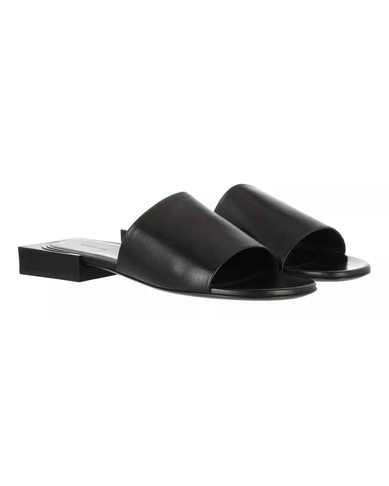 Balenciaga Slipper & Pantoletten Box Mule schwarz Schwarz