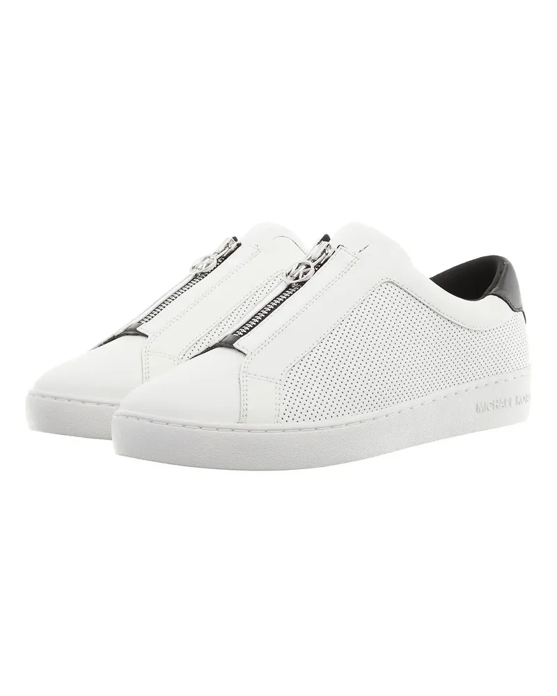 Michael Kors Low-Top Sneaker Keaton Zip Slip On weiß Weiß