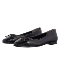 Tory Burch Loafers & Ballerinas Cap-Toe Ballet Schwarz