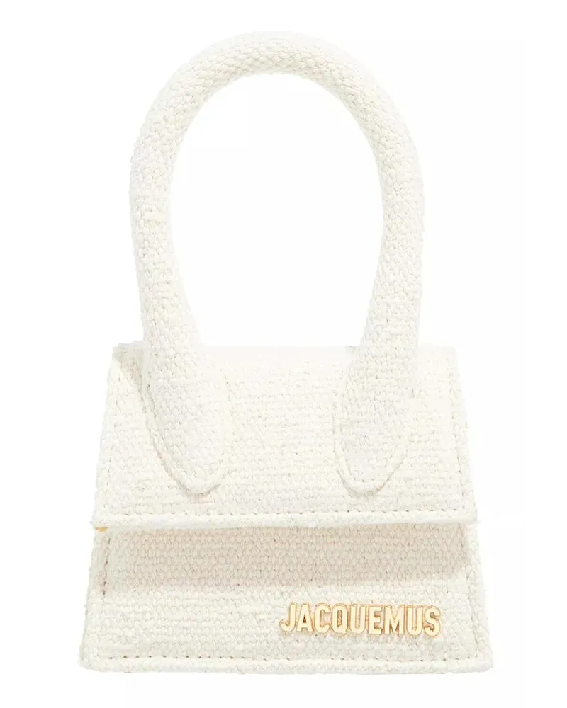 Jacquemus Tote Le Chiquito Top Handle Bag Leather Creme