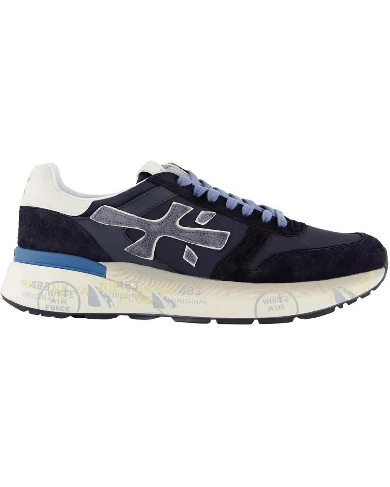 Premiata Low-Top Sneaker Heren Mick Sneaker Blauw blau Blau