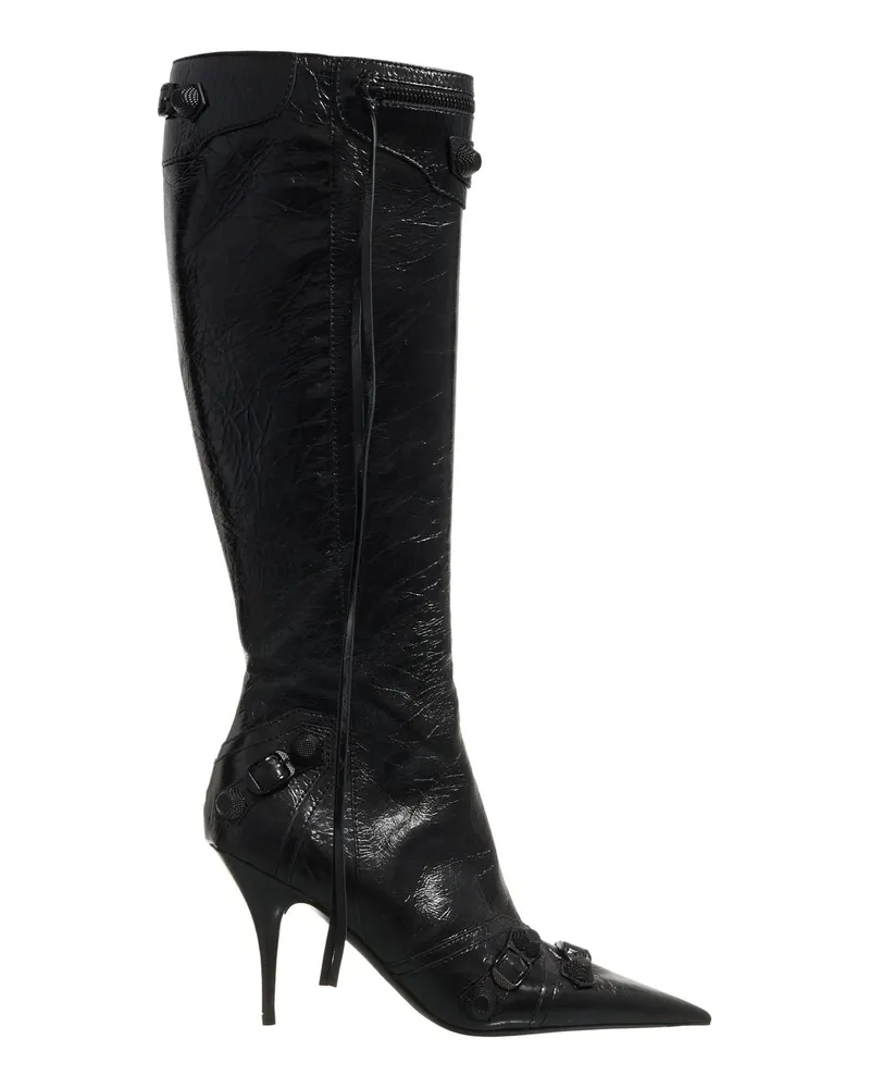 Balenciaga Stiefel & Boots Cagole 90mm Leather Boot schwarz Schwarz