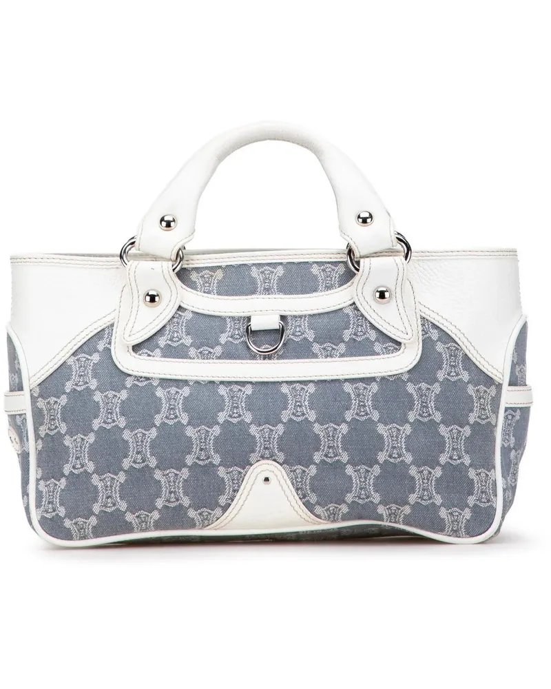 Celine Crossbody Bags Macadam Denim Boogie Handbag blau Blau