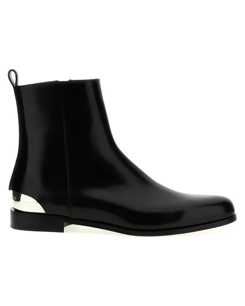 Alexander McQueen Stiefel 'Lux Trend' Ankle Boots schwarz Schwarz