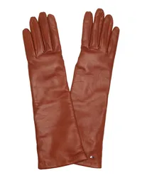 Max Mara Handschuhe Senape Braun