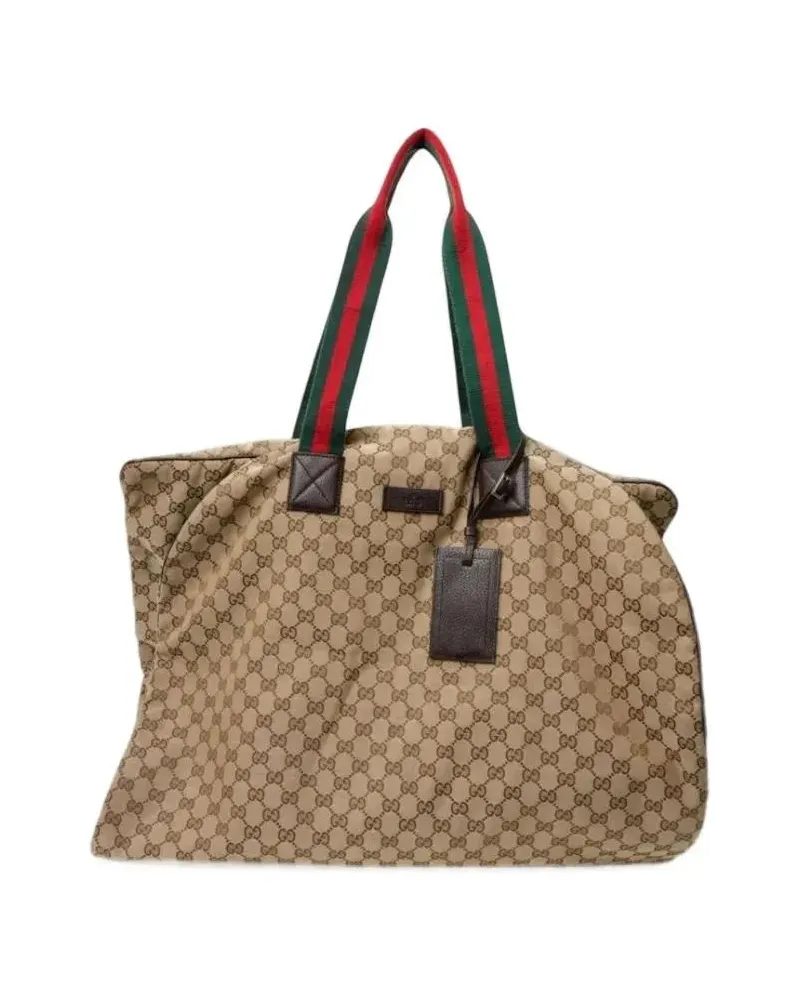 Gucci Shopper & Totes Gg Supreme Garment Bag - Brown braun Braun