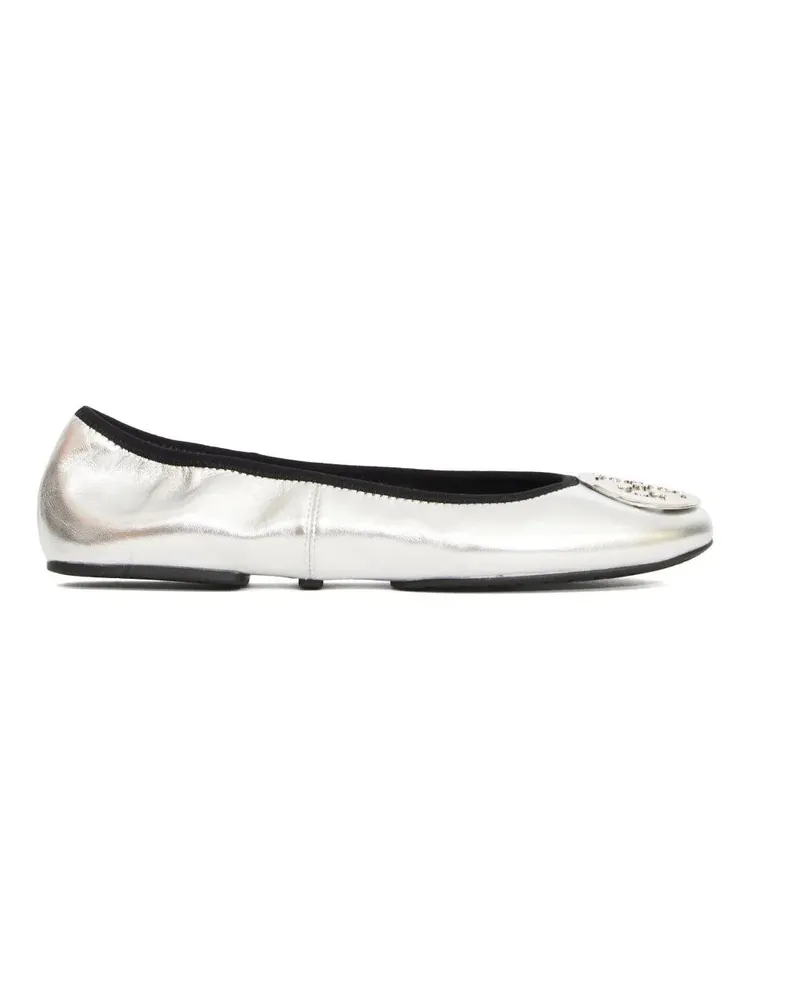 Tory Burch Minnie Travel Ballerinas weiß Weiß