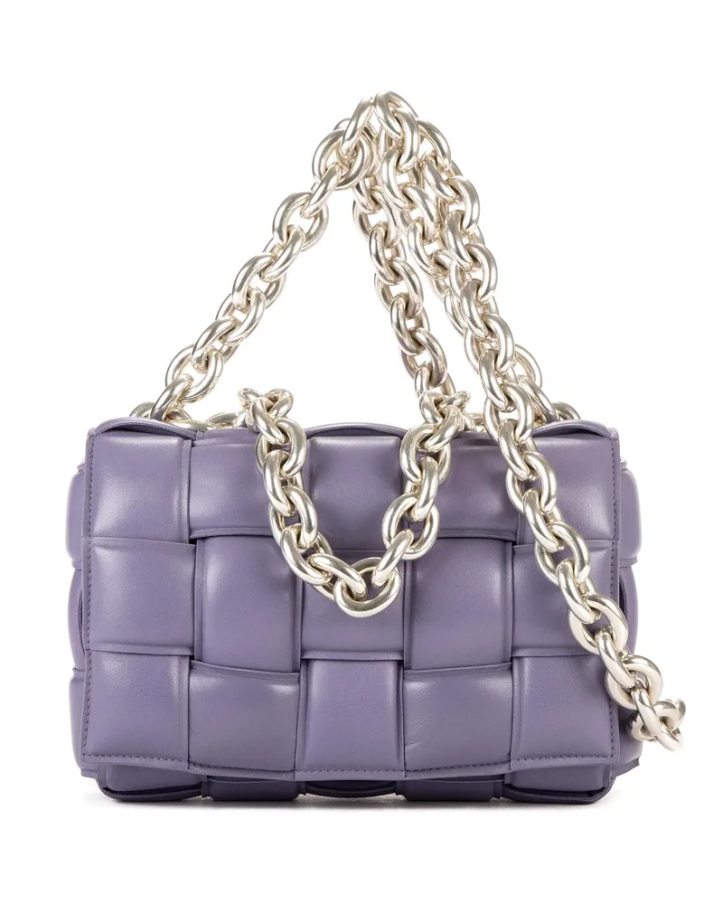 Bottega Veneta Crossbody Bags Cassette Flap Chain Maxi lila Lila