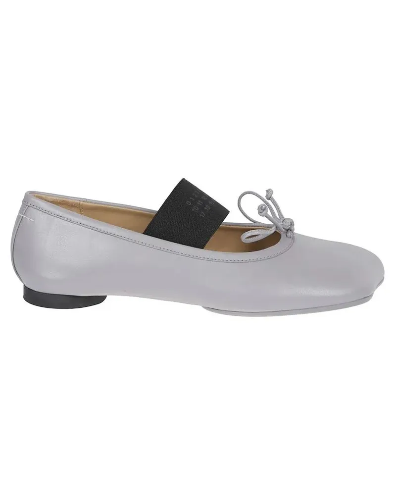 Maison Margiela Ovine Leather Ballet Shoe weiß Weiß