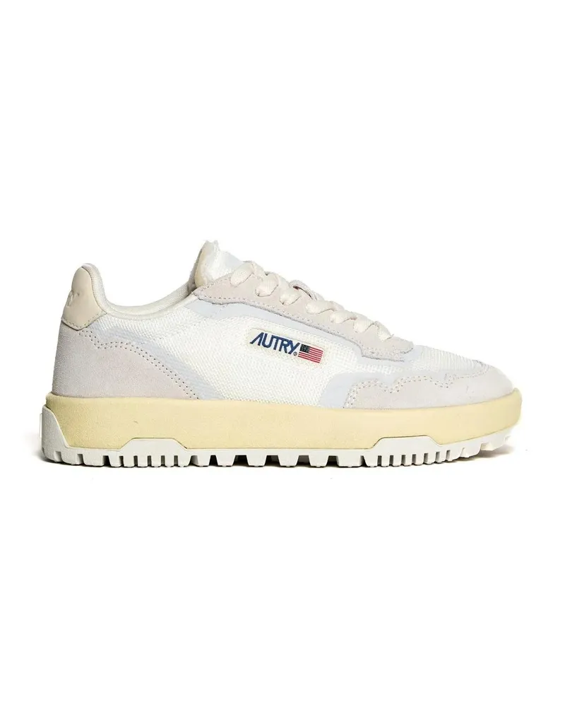AUTRY Low-Top Sneaker Wildpace Low Sneakers With Textured Mesh weiß Weiß