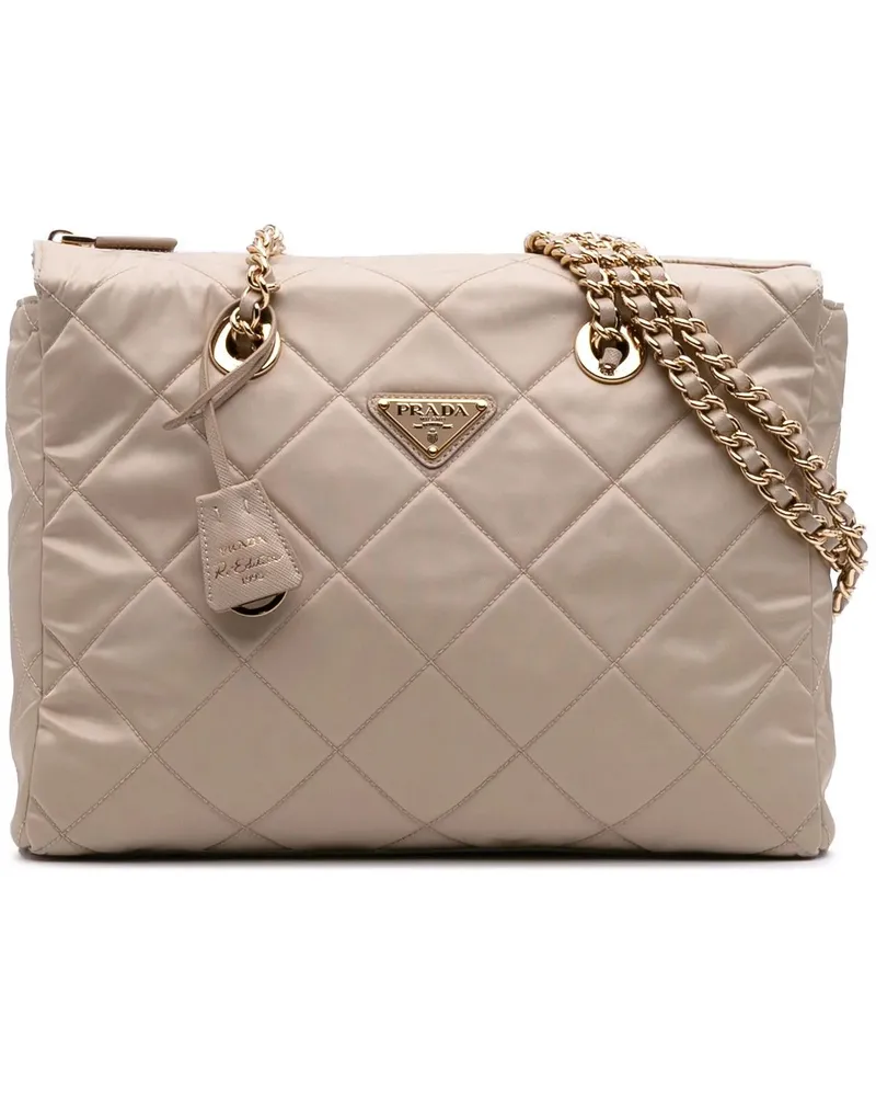 Prada Hobo Bags Medium Re-Nylon Re-Edition 1995 Chaine Shoulder Ba braun Braun