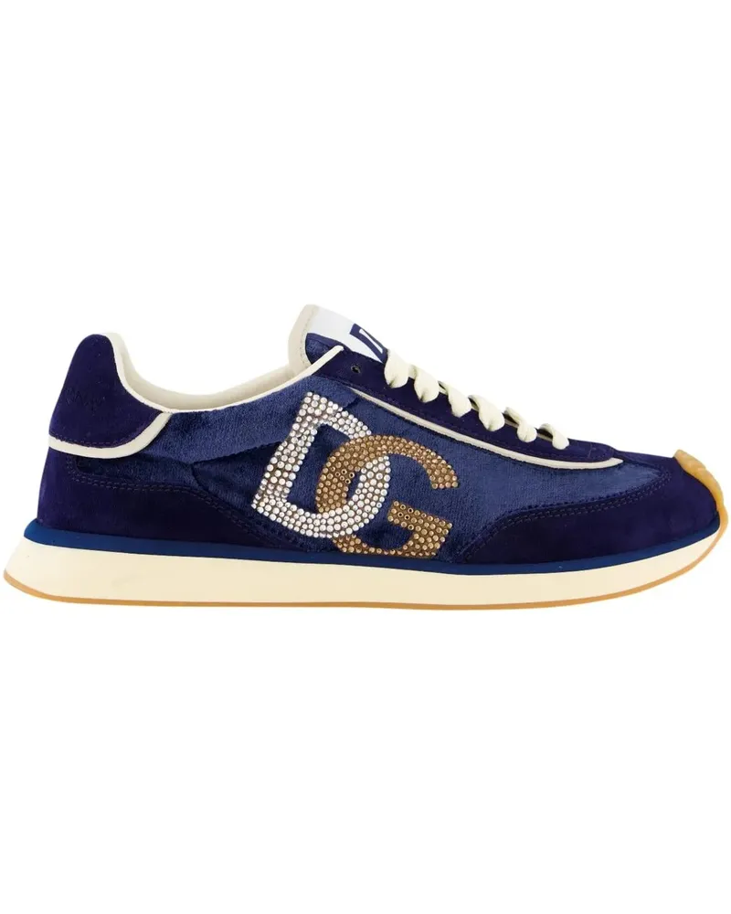 Dolce & Gabbana Low-Top Sneaker Dames Cushion Sneaker Blauw blau Blau