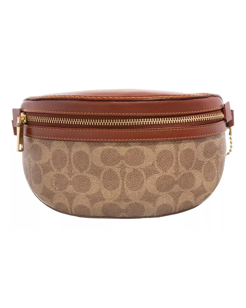 Coach Bauchtaschen Coated Canvas Signature Bethany Belt Bag Braun