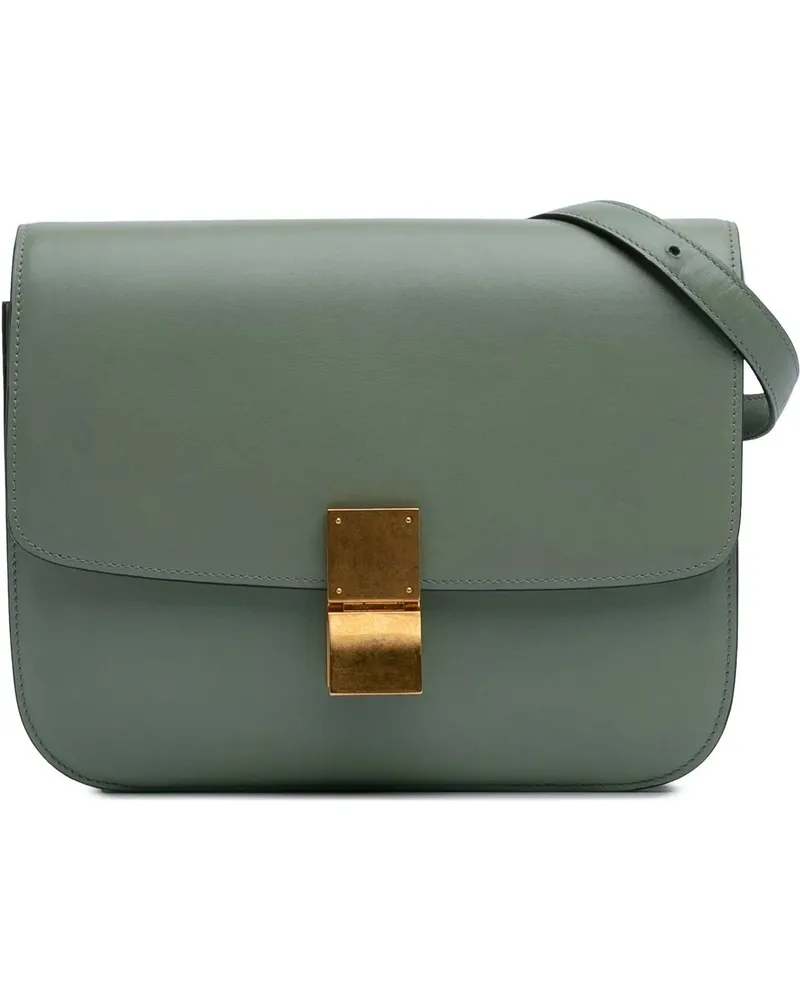 Celine Hobo Bags Medium Calfskin Classic Box grün Grün