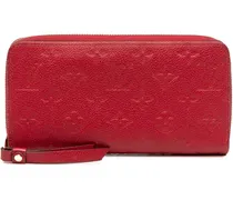 Portemonnaie Monogram Empreinte Zippy Long Wallet rot