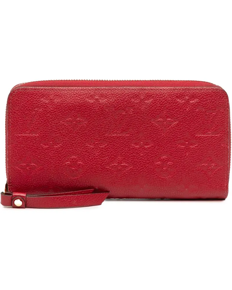 Louis Vuitton Portemonnaie Monogram Empreinte Zippy Long Wallet rot Rot