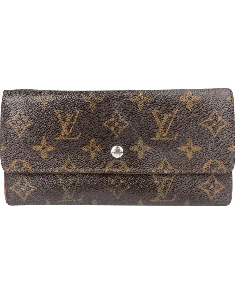 Louis Vuitton Portemonnaie  Canvas Monogram Sarah Wallet braun Braun