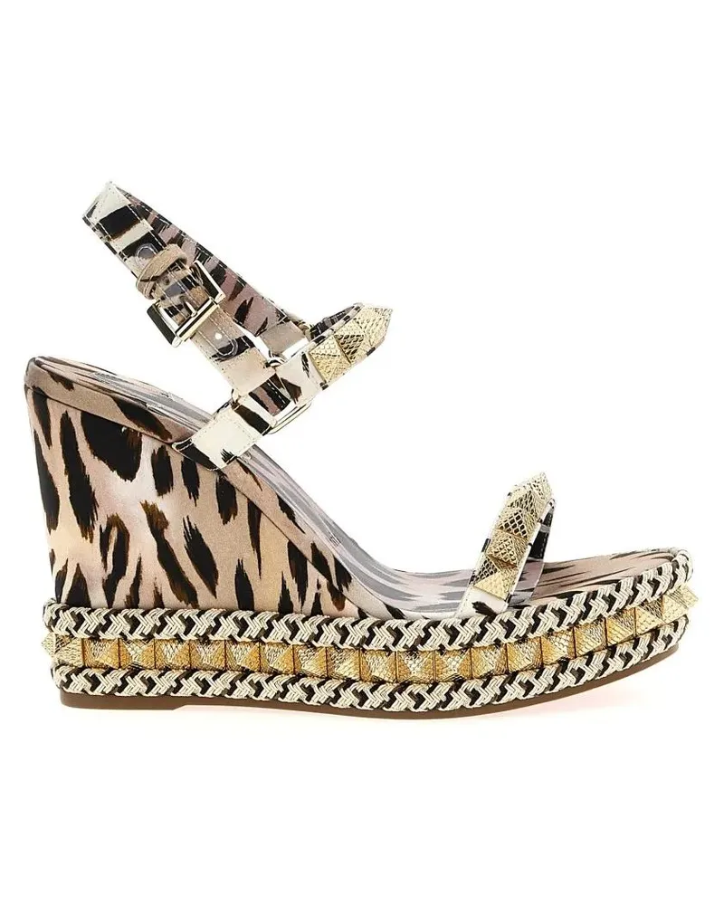 Christian Louboutin Sandalen 'Pyraclou' Sandals beige Beige