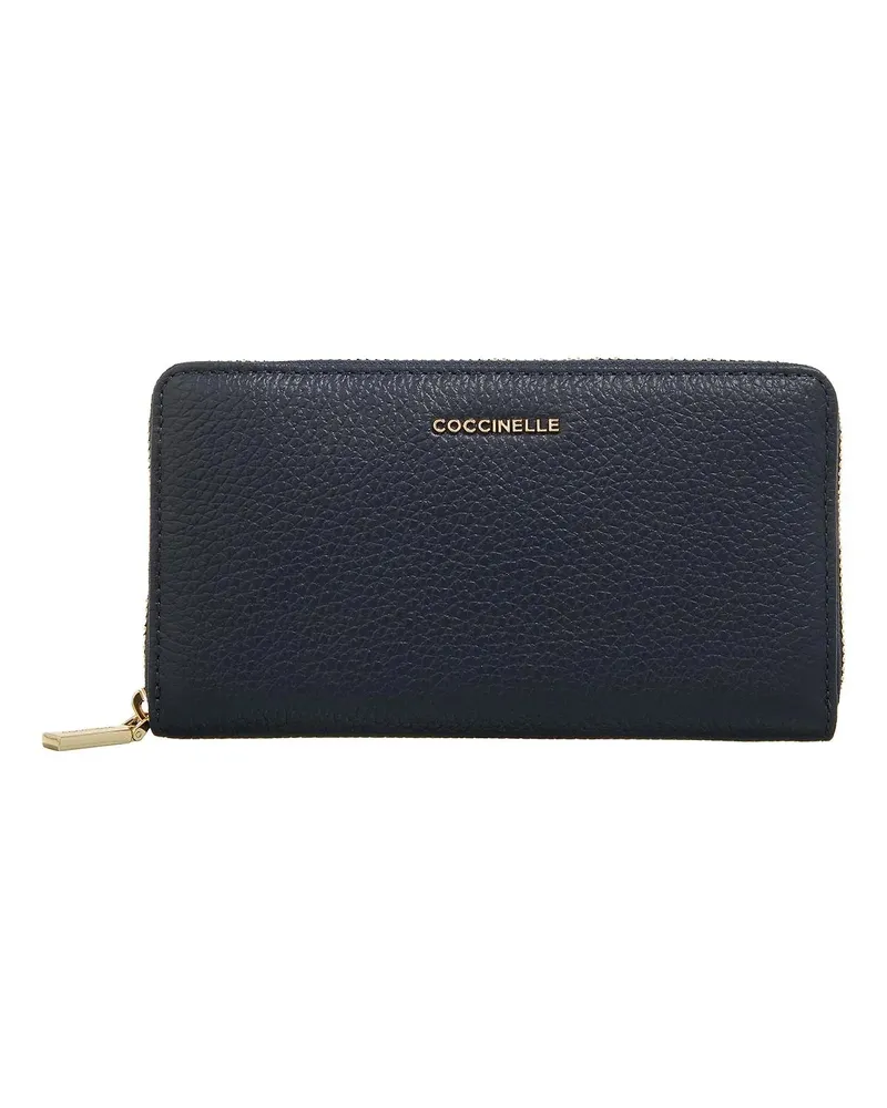 Coccinelle Portemonnaie Metallic Soft blau Blau