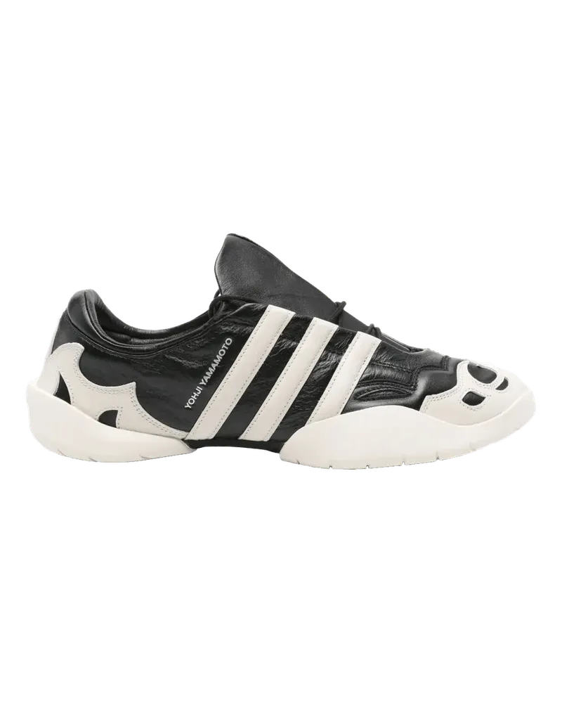 Y-3 Low-Top Sneaker Regu 2002 Sneakers aus Leder schwarz Schwarz