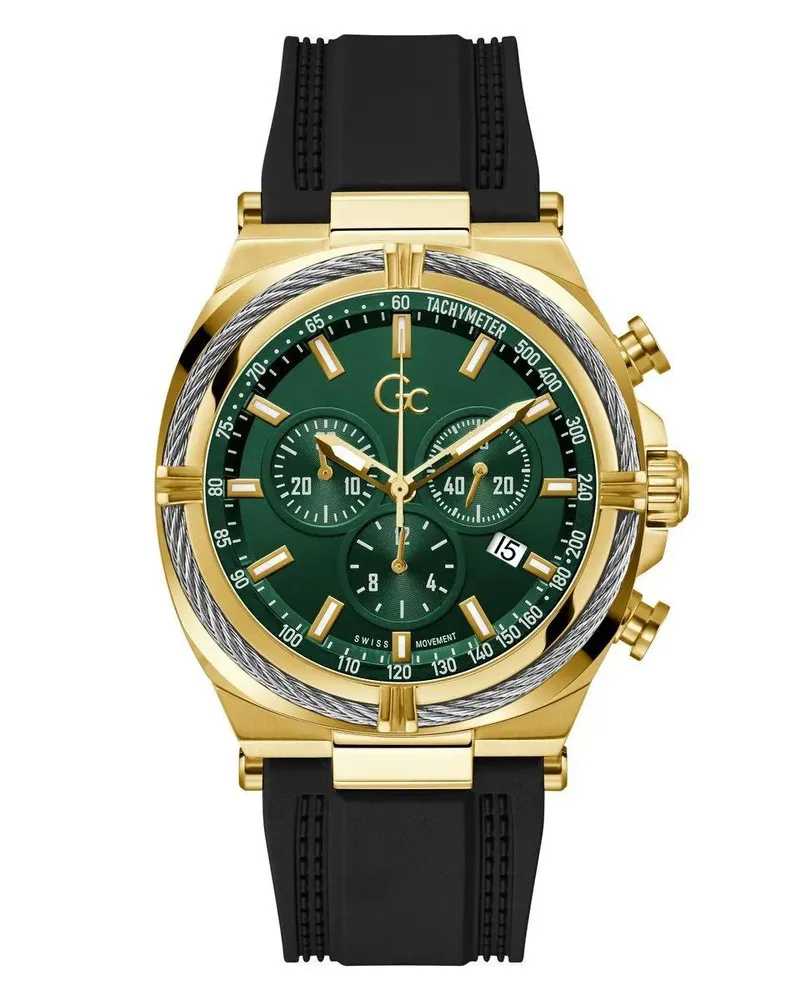 Gc Uhren Quarz-Analoguhr  Ironclass black Schwarz