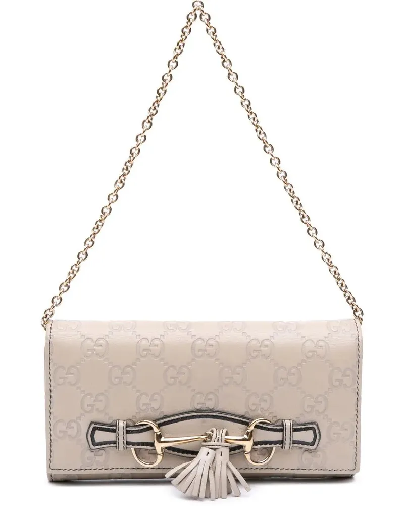 Gucci Hobo Bags ssima Emily Wallet On Chain braun Braun