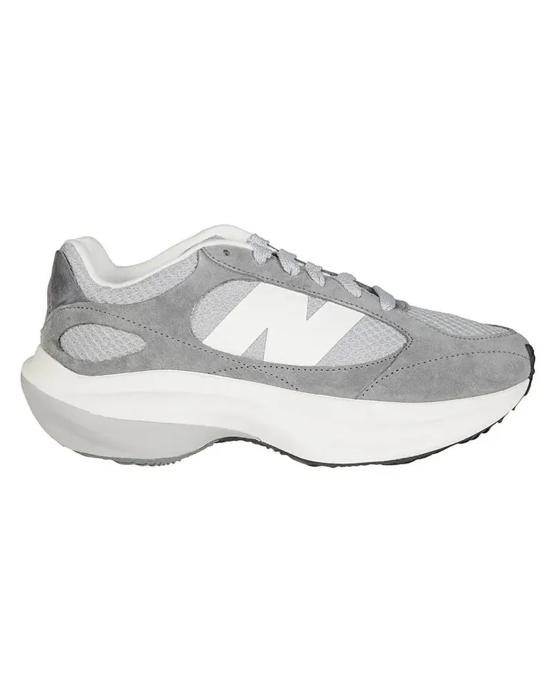 New Balance Low-Top Sneaker Chunky Sole Sneakers With Textured Leather grau Grau