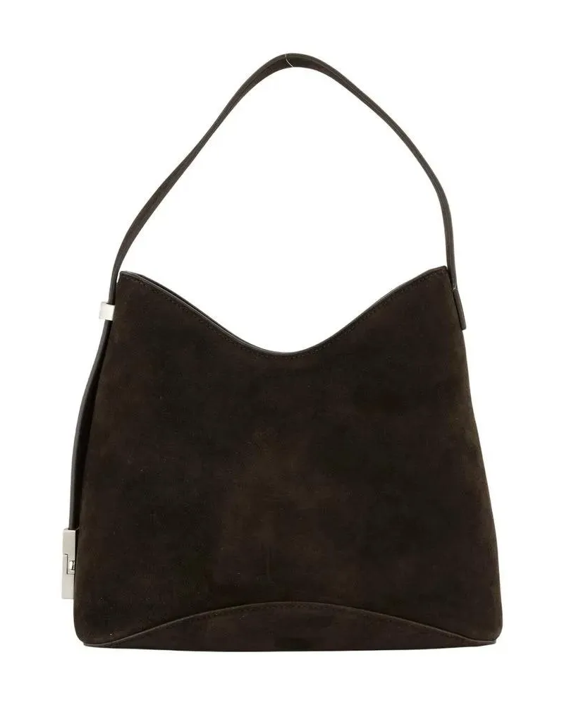 OSOI Hobo Bags Egg Mini Shoulder Bag - Leather - Brown schwarz Schwarz