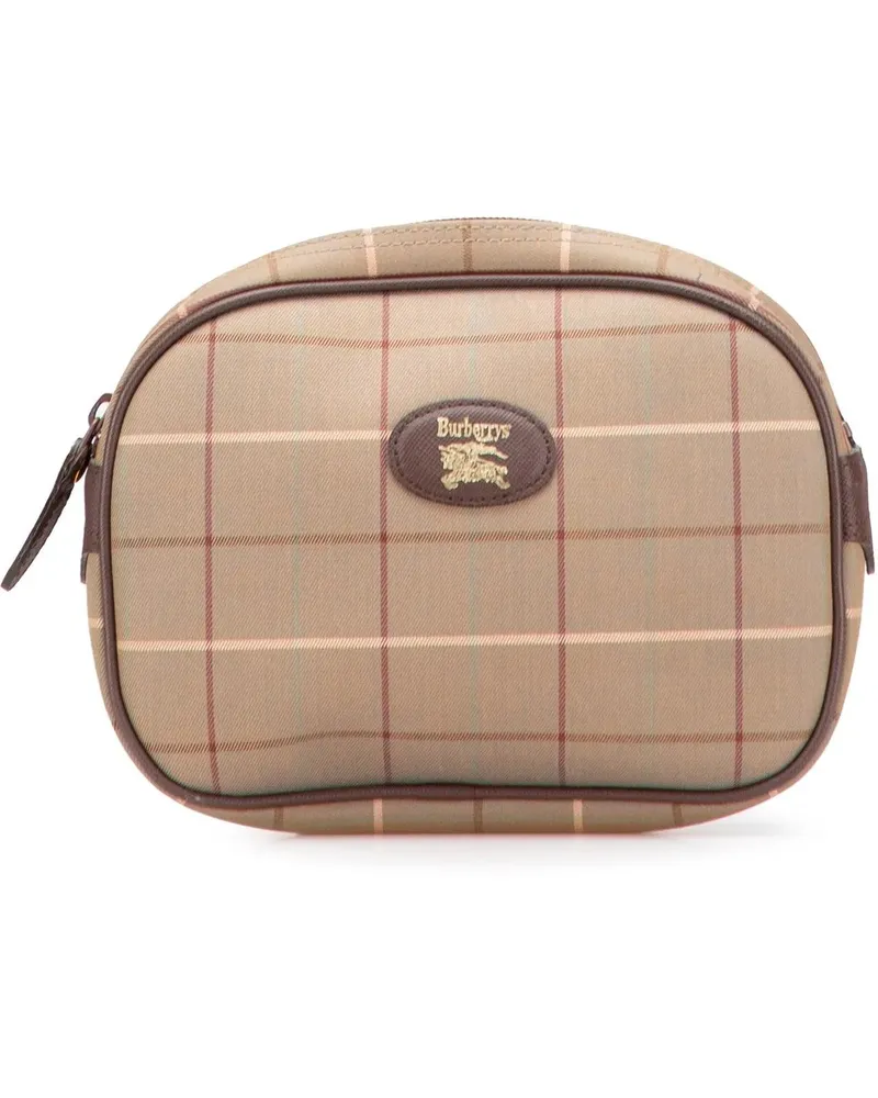 Burberry Clutches Vintage Check Canvas Clutch braun Braun