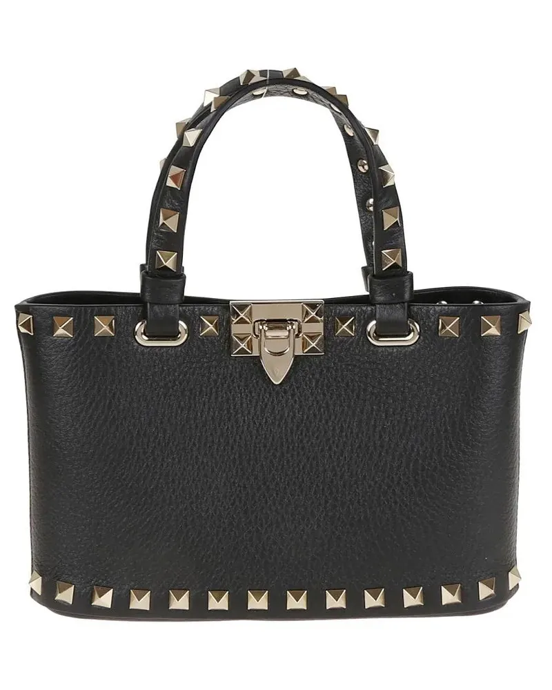 Valentino Garavani Shopper & Totes Mini Rockstud Shopping Bag schwarz Schwarz