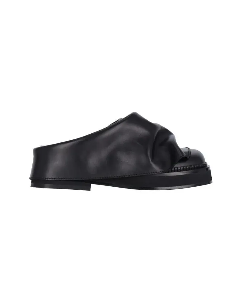 ATTICO Sandalen "Mini Robin" Sabot – Black schwarz Schwarz