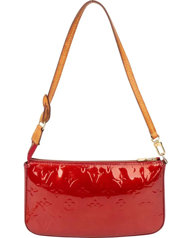 Louis Vuitton Crossbody Bags  Vernis Monogram NM Pochette Accessoi rot Rot