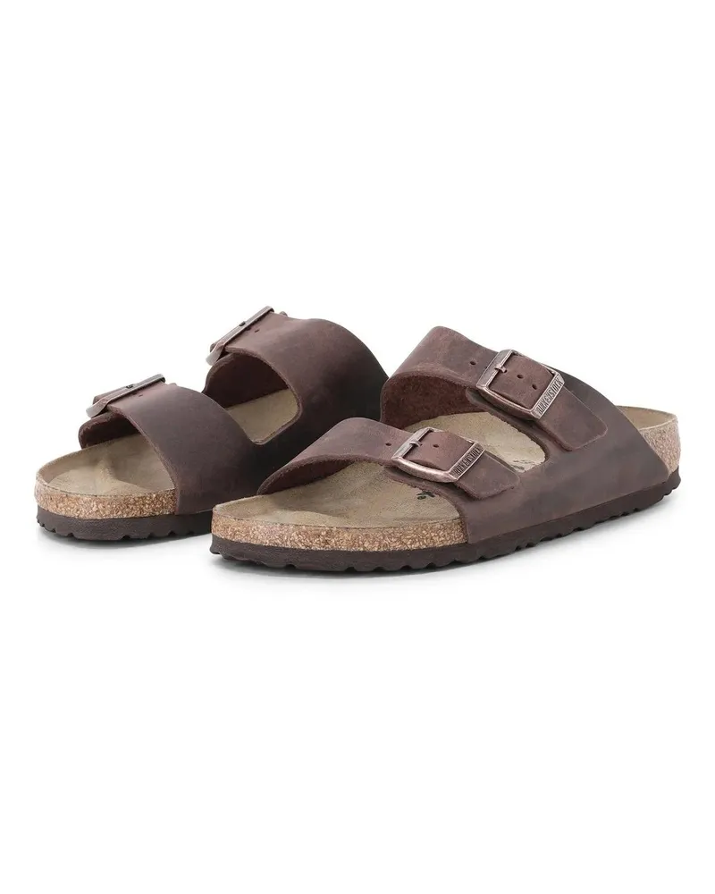 Birkenstock Low-Top Sneaker Sandale Arizona aus geöltem Leder braun Braun
